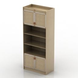 Locker With Shelf Combine 3d model