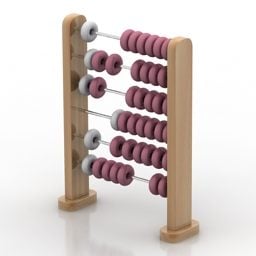 Abacus Mathe-Spielzeug 3D-Modell