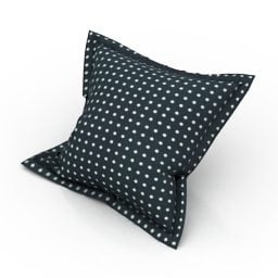Pillow Grey Textile 3d model