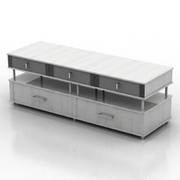Modernism Bedroom Ikea Furniture Set 3d model