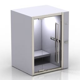 Badkamer Saunaruimte 3D-model