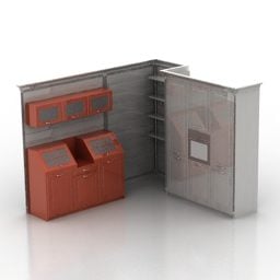 خزانة مطبخ أنتاريس نموذج 3D
