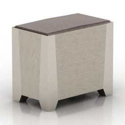Solid Seat Wood Top 3d-modell