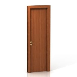Single Door Apartment Door 3d model