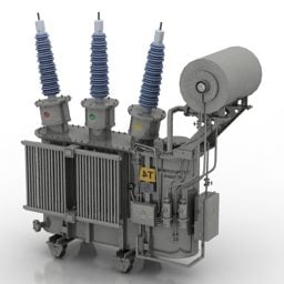 3д модель двигателя-трансформера