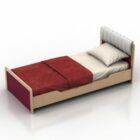 Single Bed Modern Hotel Furniture