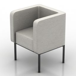 صندلی راحتی مدل مکعب شکل سه بعدی