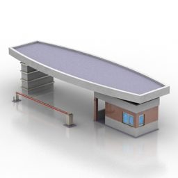 Checkpoint Building 3d model