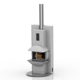 Wrought Iron Fireplace 3d model