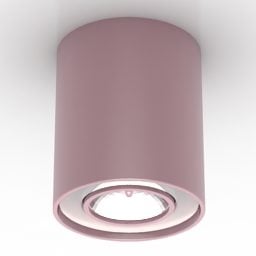 Cylinder Lamp Massive Spotlight 3d model