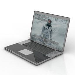 노트북 맥북 노트북 3d 모델