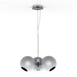 Lámpara de techo colgante esfera modelo 3d