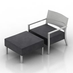 Divan Lounge Armchair 3d model