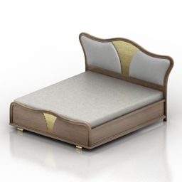 Art Bed Modernism Decor 3d model