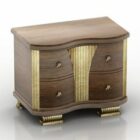 Modernism Nightstand Curved Top