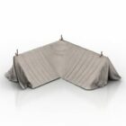 Textile Tent L Shape