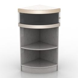 Corner Rack Curved Shelf 3d model