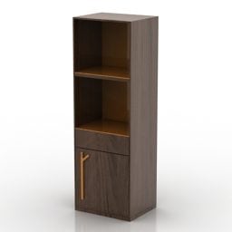 Brown Rack Furniture 3d-model