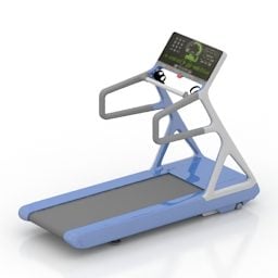 Gym Run Treadmill Equipment 3d model