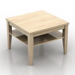 Petite table basse carrée modèle 3D