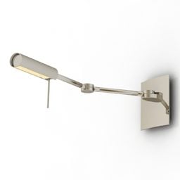 White Pendant Lamp Light Hanging From Ceiling 3d model