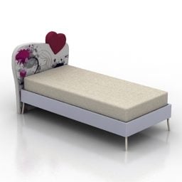 Single Bed Day Bed 3D-malli