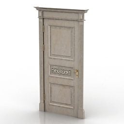 Τρισδιάστατο μοντέλο πόρτας σκαλιστό πλαίσιο