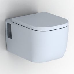 Modelo 3d de unidade sanitária cantilever