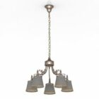 Rustic Ceiling Lamp Hanging With Chain