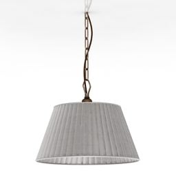 Ceiling Lamp White Shade 3d model