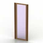 Rectangle Mirror Wood Frame