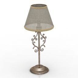 מנורת שולחן בוטיק עתיקה דגם תלת מימד