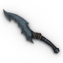Curved Gaming Dagger