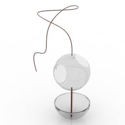 Lampe mangeoire à oiseaux modèle 3D