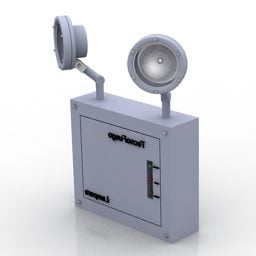 Värmelampa för badrum 3d-modell