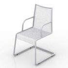 silla de oficina material de metal moderno