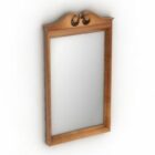 Zrcadlo S Dřevěným Rámem