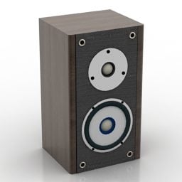 Model 3d Rak Buku Speaker