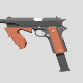 Scifi Laser Pistol Gun 3d model
