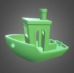 Kleine boot afdrukbaar 3D-model