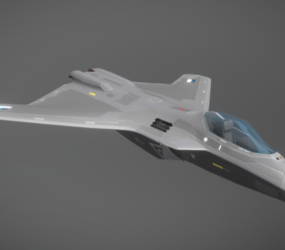Vliegtuigvechter 5e klasse 3D-model