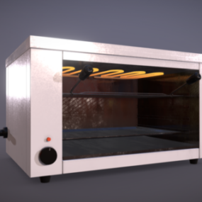 Model 3D grilla kuchennego