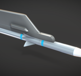 Зброя Aim-120 Amraam Missile 3d модель