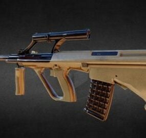 Pulse Rifle Gun 3d model