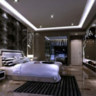 Interior Kamar Tidur Modern berteknologi tinggi
