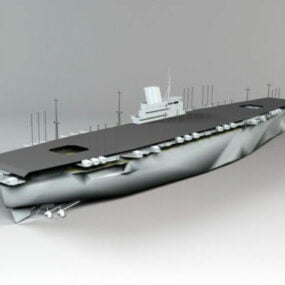西側航空母艦 3D モデル