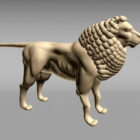 Egyptian Lion Sculpture