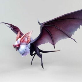 애니메이션 동물 박쥐 생물 3d 모델