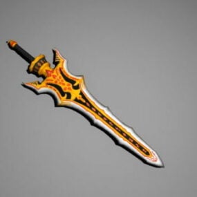Renaissance Dagger Sword 3d-model