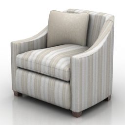 客厅扶手椅贝克3d模型